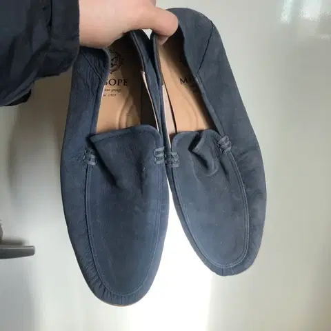 마쏘페 스웨이드 남성 로퍼 구두 255