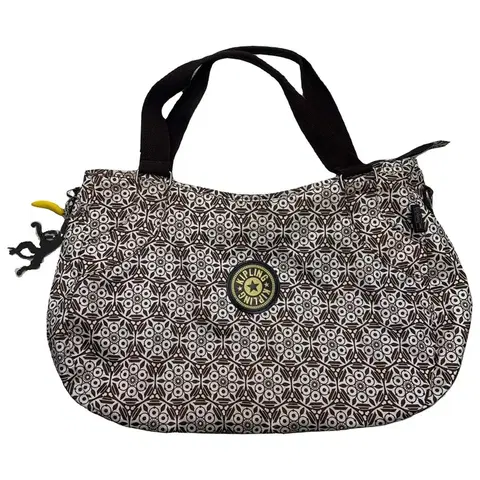 키플링 도트백 브라운-베이지