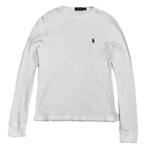 POLO 와플 크루넥 롱 슬리브 L