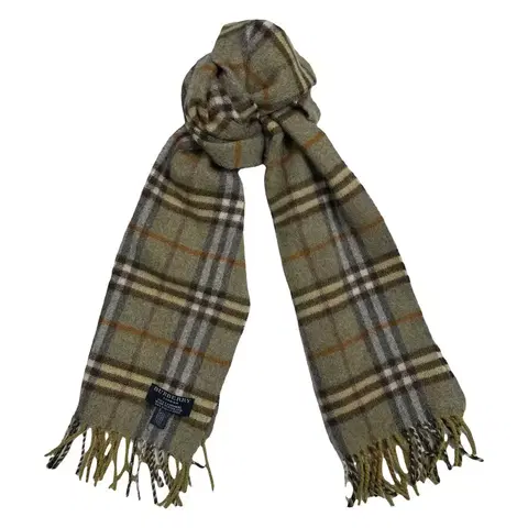 버버리 캐시미어 100% 체크 머플러