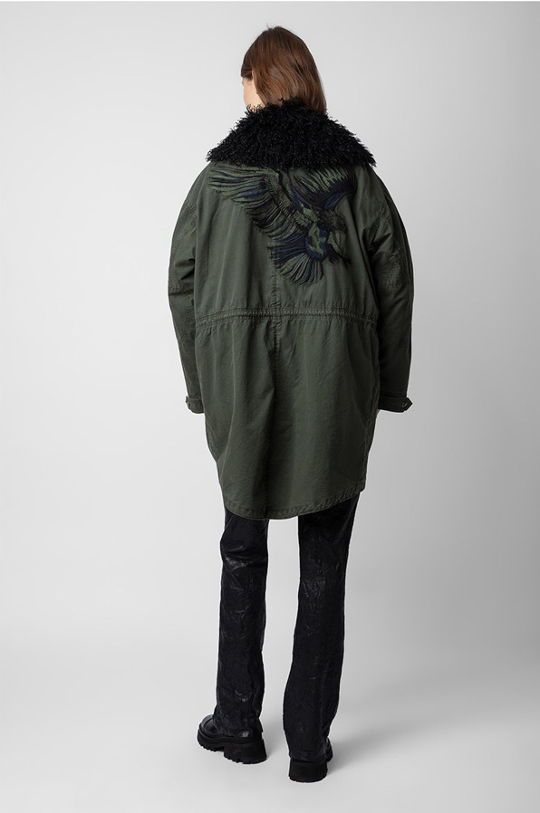 쟈딕앤볼테르 키디야 이글 야상 코트