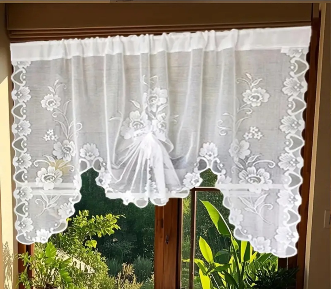 새상품)고급 레이스 커튼 인테리어소품