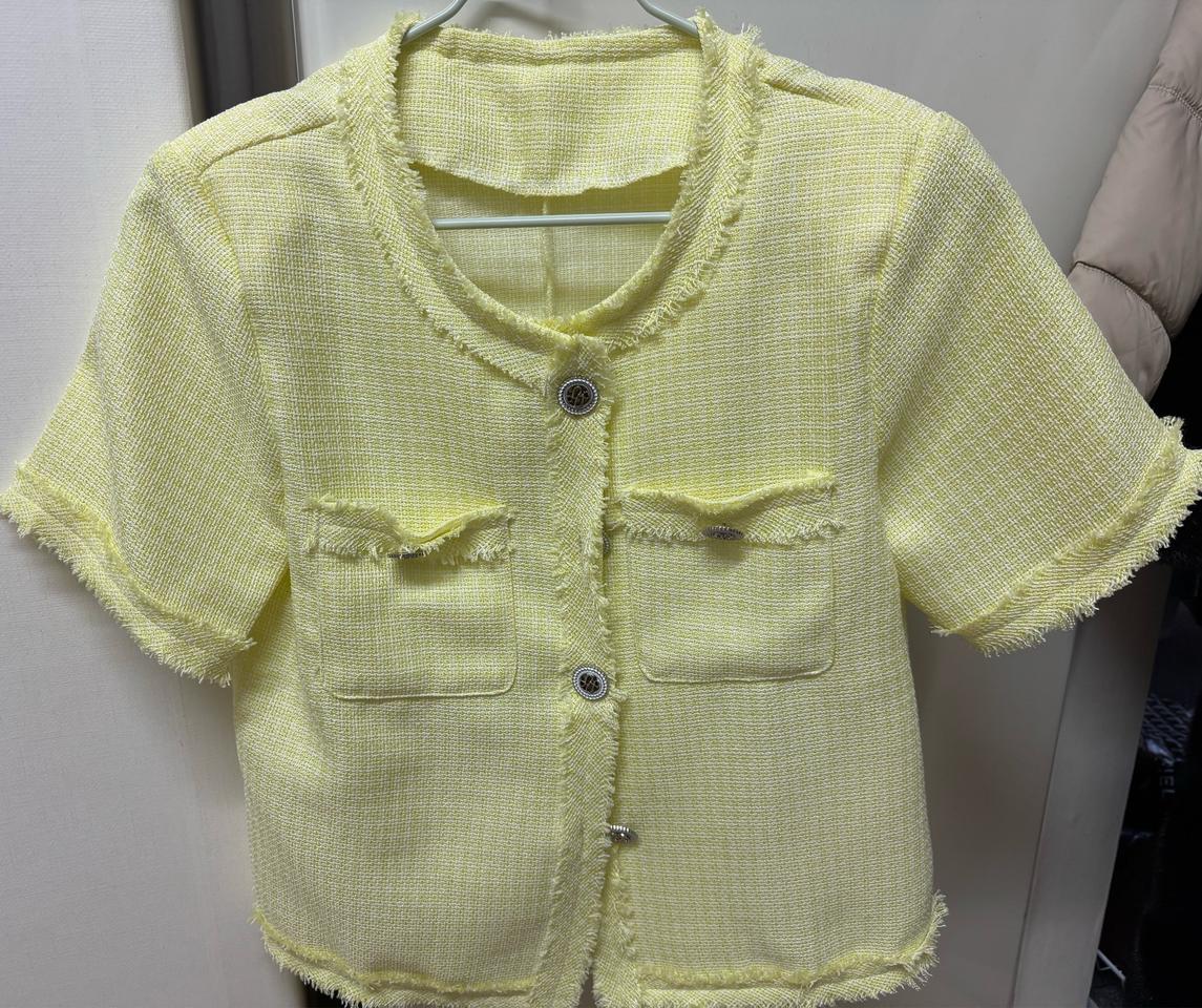 여름 트위드 자켓