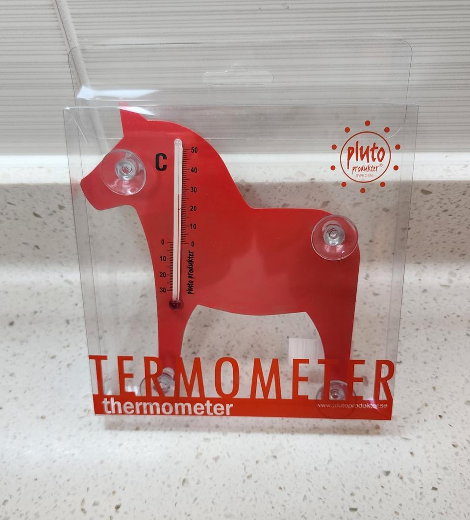 스웨덴 디자인온도계 달라호스