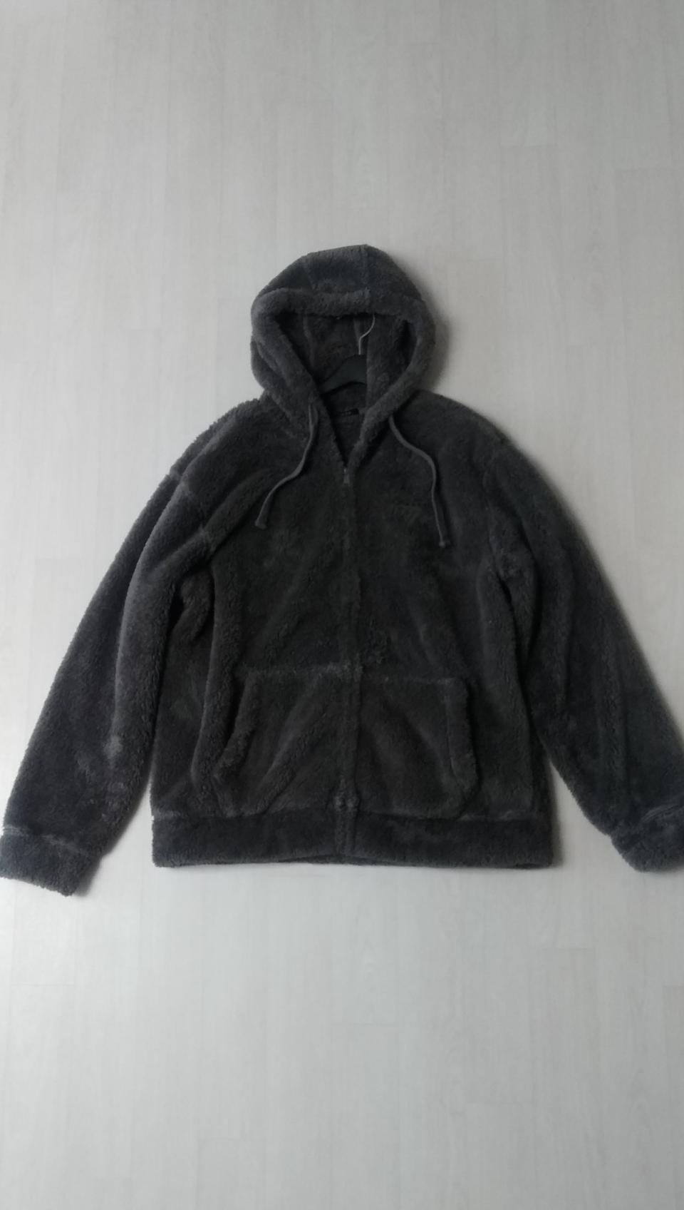 게스 후리스 후드집업