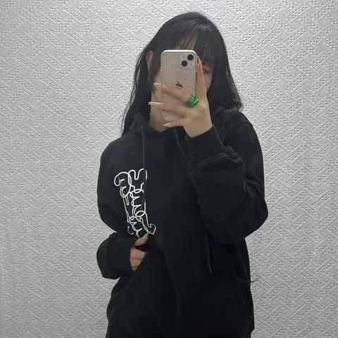 예스아이씨 스트릿힙합 빈티지 빅로고 후드티 S C08206