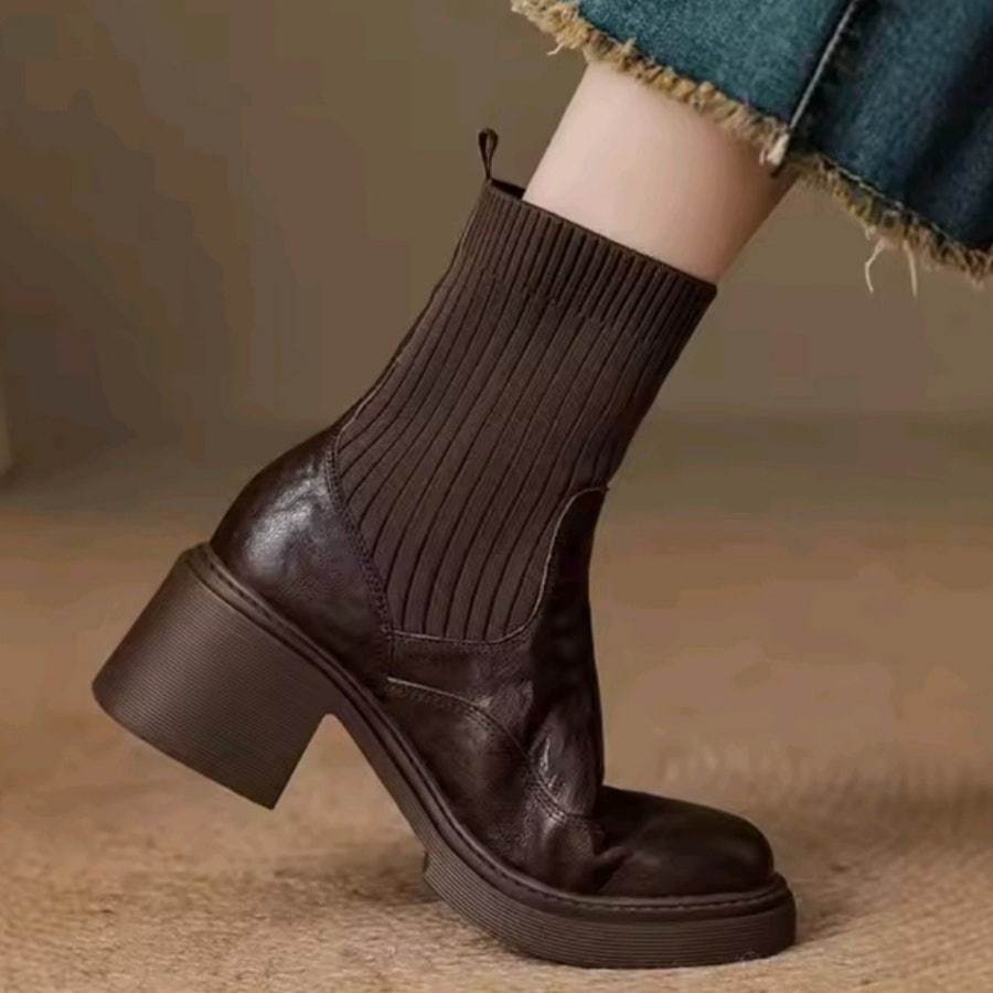 여성부츠.225~250.숏부츠.삭스부츠.슬림핏,소프트,6cm