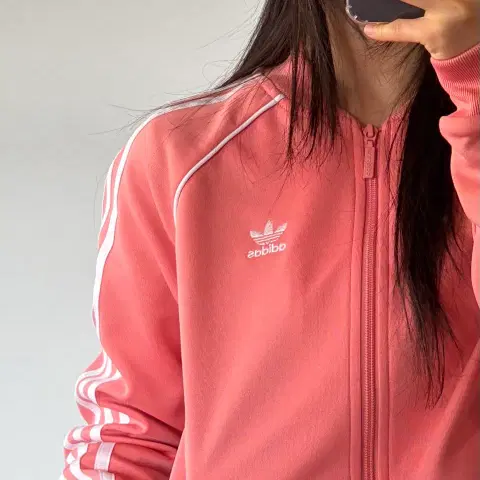 [XS-S]아디다스 슈퍼스타 딸기우유 트랙탑 져지