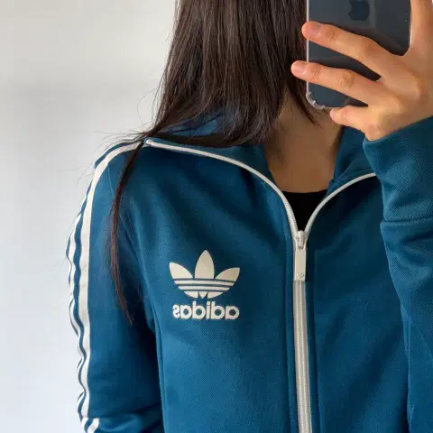 [L]아디다스 유로파 블루 트랙탑 져지