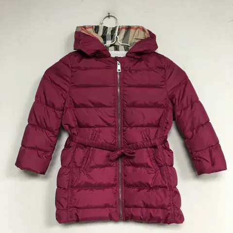 버버리 키즈 여아 리본벨트 다운 패딩 3Y