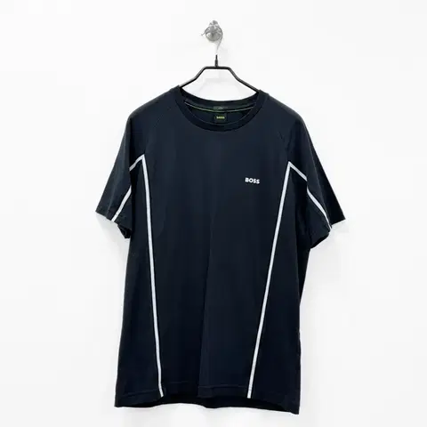 휴고 보스 테이핑 디테일 스트레치 티셔츠 M