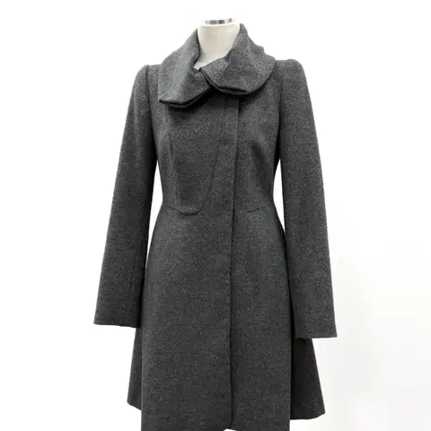 질스튜어트 울 캐시미어 플레어 코트 S