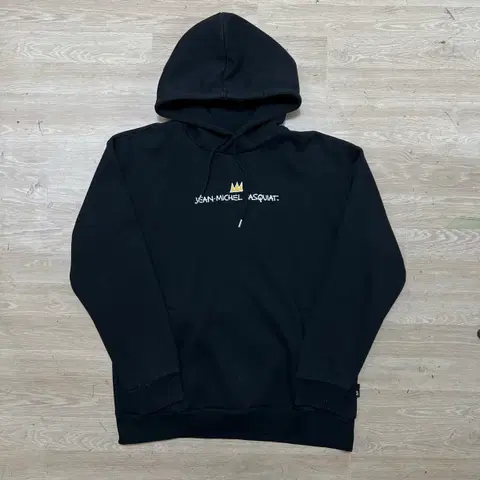 장미쉘 바스키아 클라이드앤 콜라보 빅로고 후드티 [블랙] 2XL/110