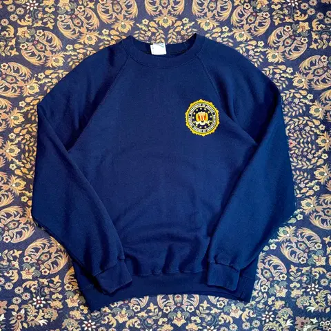 90s 빈티지 FBI 래글런 빈티지 스웻셔츠
