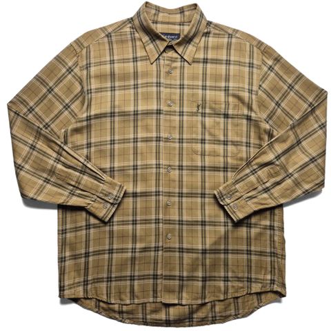 [100] 입생로랑 체크셔츠