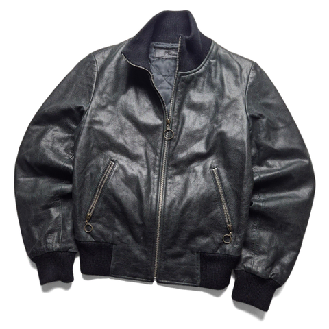 [90] 빈티지 소가죽 봄버자켓