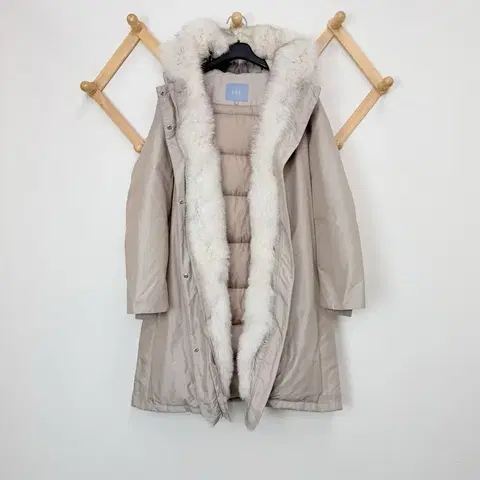 LBL 엘비엘 풀스킨 사가폭스 구스패딩