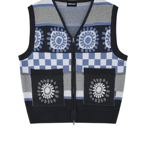 알디브이제트 RDVZ 니트 집업 베스트