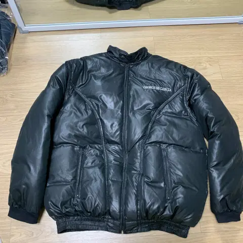 100)조지가르시아 레이싱패턴 덕다운패딩