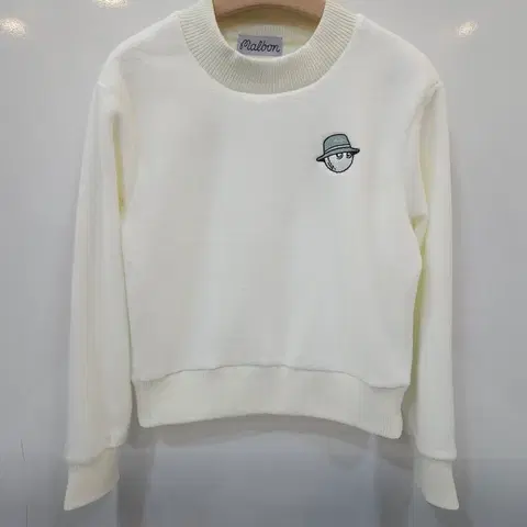 말본 여성 플리츠 라운드 티셔츠