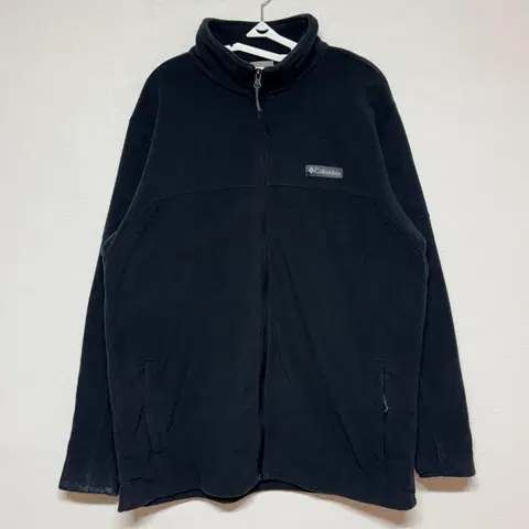 컬럼비아 블랙 플리스 집업 자켓 XL