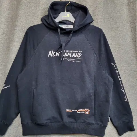 OAMARU 뉴질랜드 프린팅 후드티