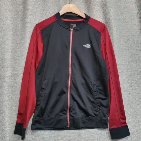 노스페이스 블랙/레드 트랙 자켓
