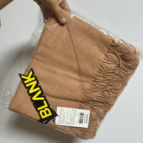 [새상품] 택달림 븡랭크 베이지 울목도리