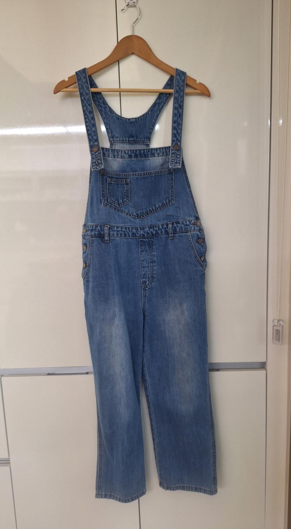 새제품) lmvely 데님 점프수트 멜빵바지 라지사이즈