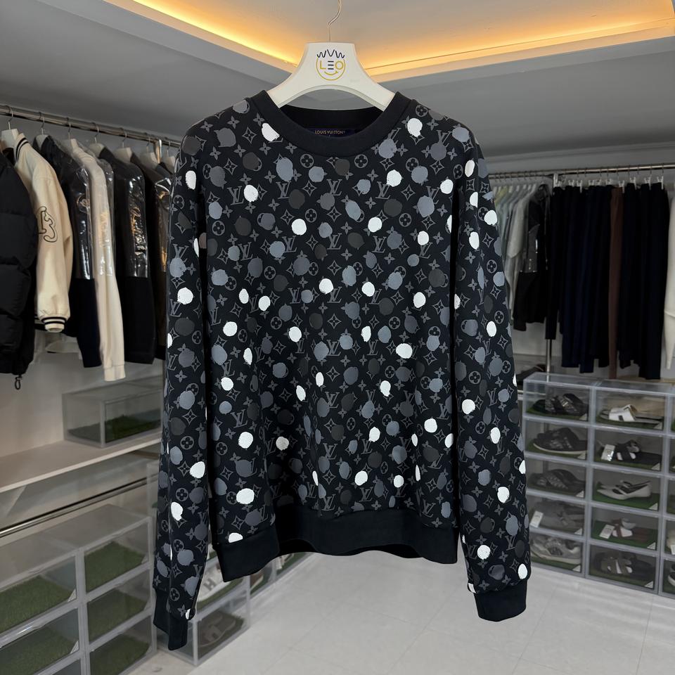 [리오브] 루이비통 X 쿠사마 야요이 도트 모노그램 맨투맨