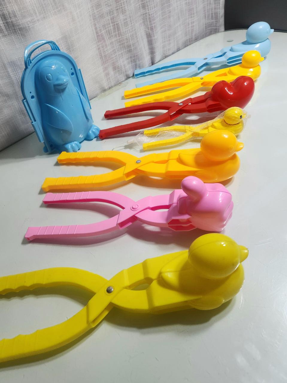 ♥스노우볼 눈집게 메이커 모둠8종세트♥(오리, 하트, .엄지척) + 펭귄