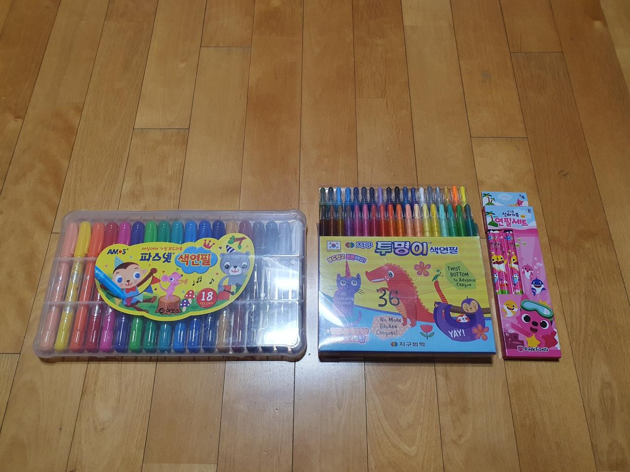 파스넷 색연필 + 투명이 색연필 + 연필세트