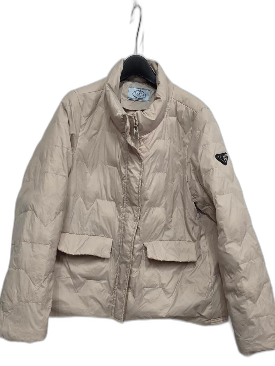 프라다 다운  베이지 패딩 66