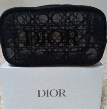 디올 블랙 망사 까나쥬파우치/디올쇼핑백