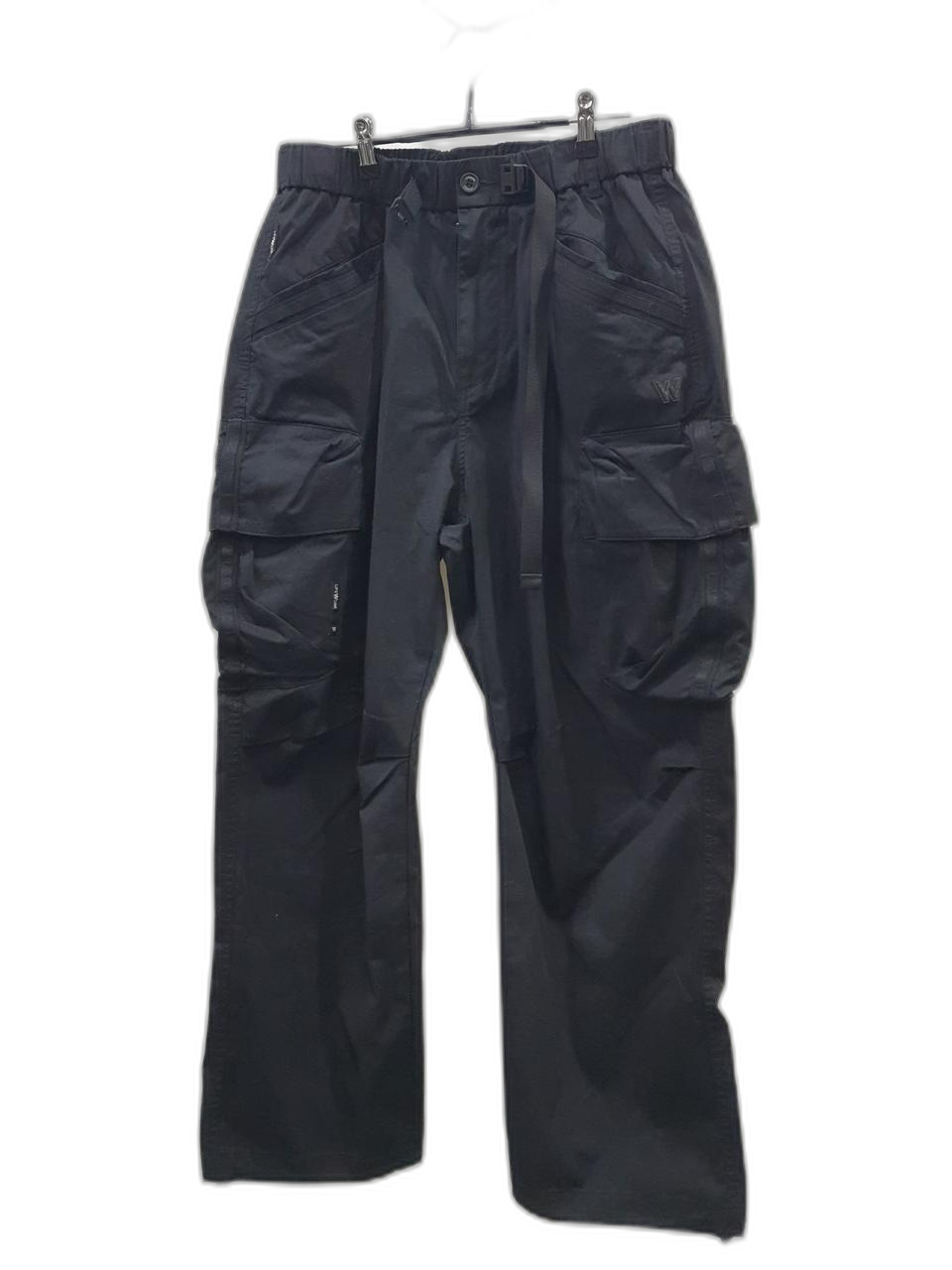 라이프워크[새상품]와일드띵스 블랙 카고와이드 밴딩팬츠 M(32)