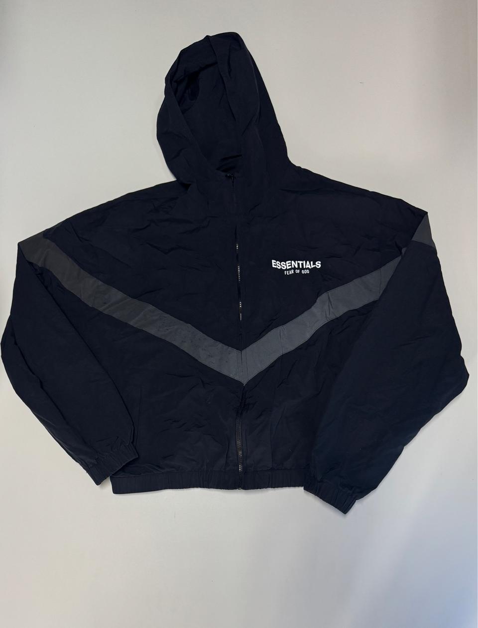 정품!! 피어오브갓 리플렉티브 오버핏 후드 크롭 바람막이