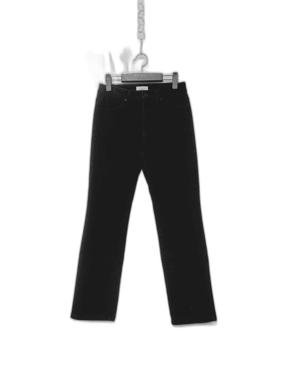 GUESS 게스 동계용 안감기모 스판 블랙진