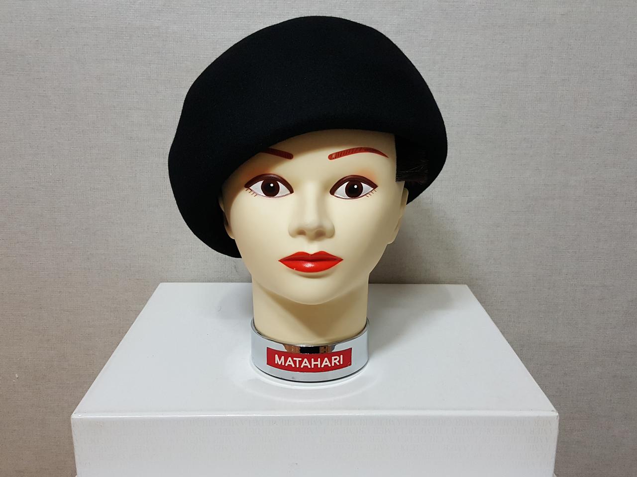 무신사 몽삭(MONSAC) 라나울100 심리스 베레모 여성모자 57