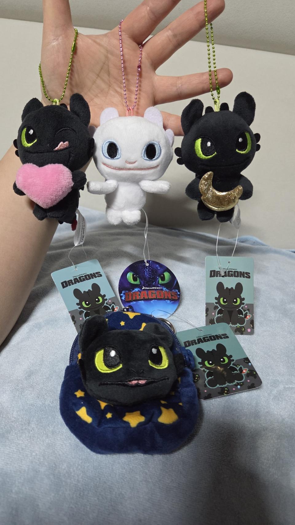 드래곤길들이기 투슬리스 키링  지갑