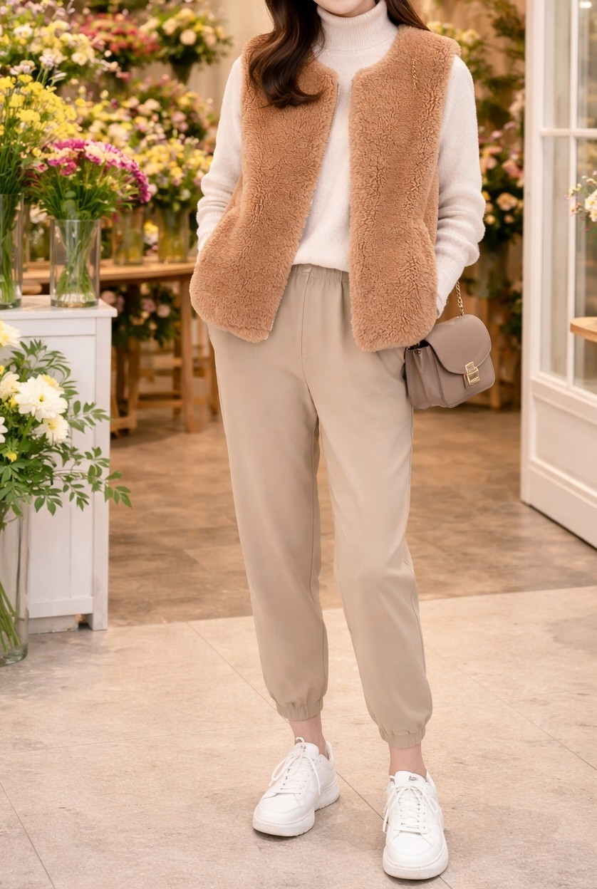 City Gee 양모 베스트 (88/F)