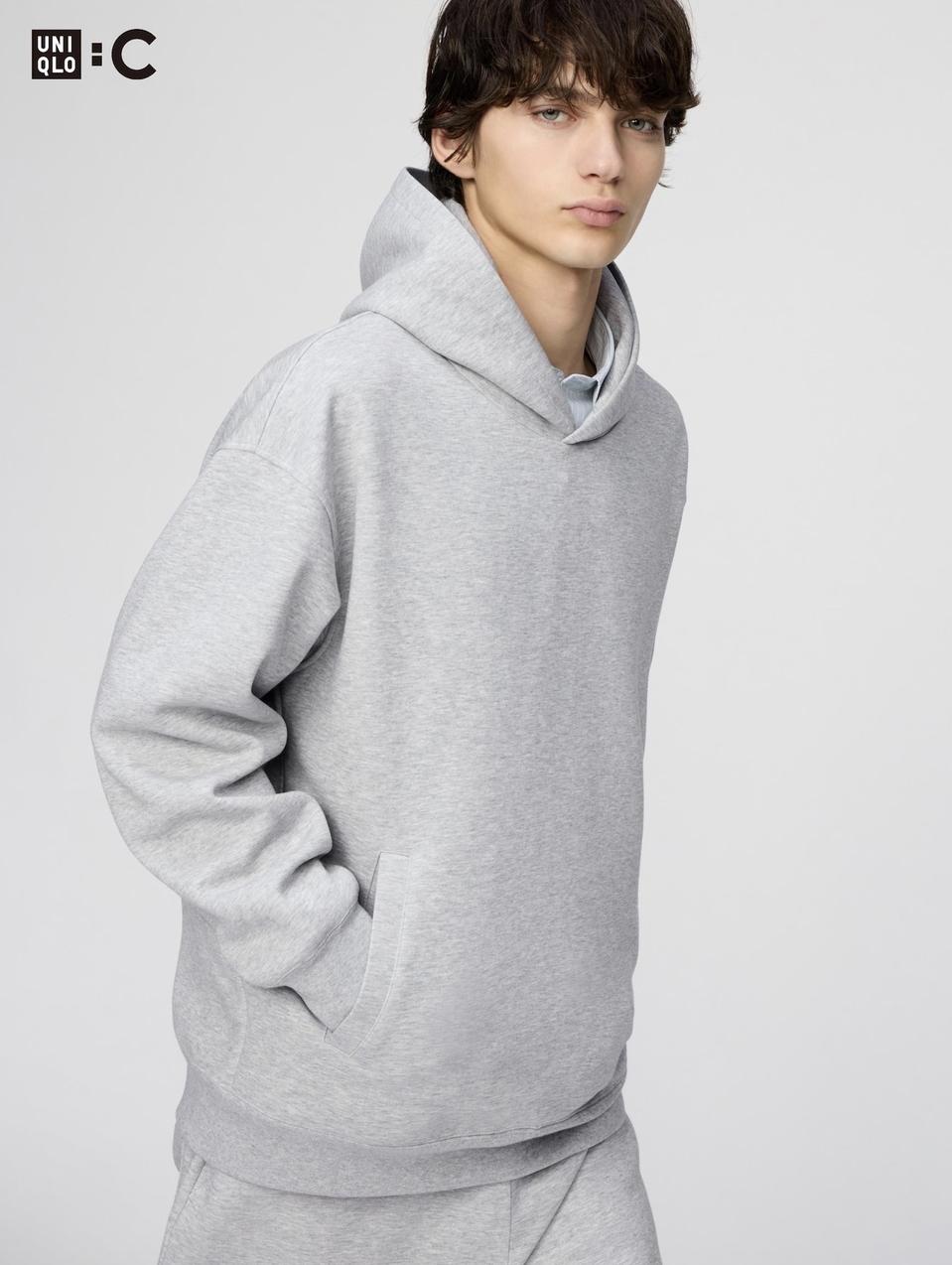 유니클로C 스웨트오버사이즈풀파카 XL