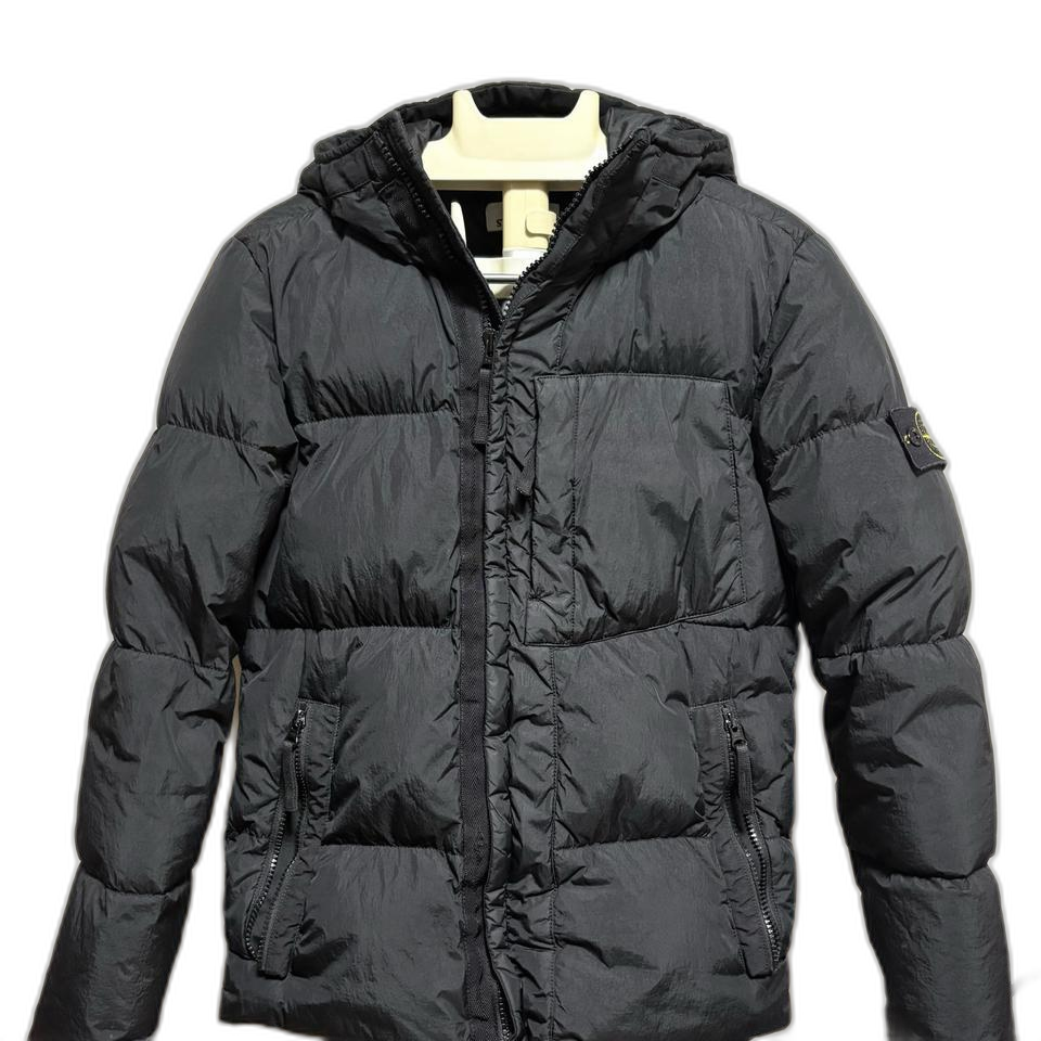 스톤아일랜드 크링클랩스 패딩