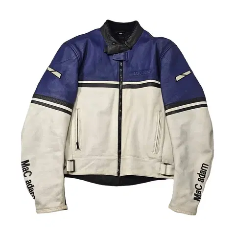 MAC ADAM 빈티지 소가죽 모터싸이클 자켓 L