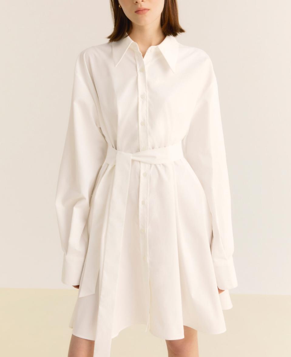 시티브리즈 벨트 플레어 원피스