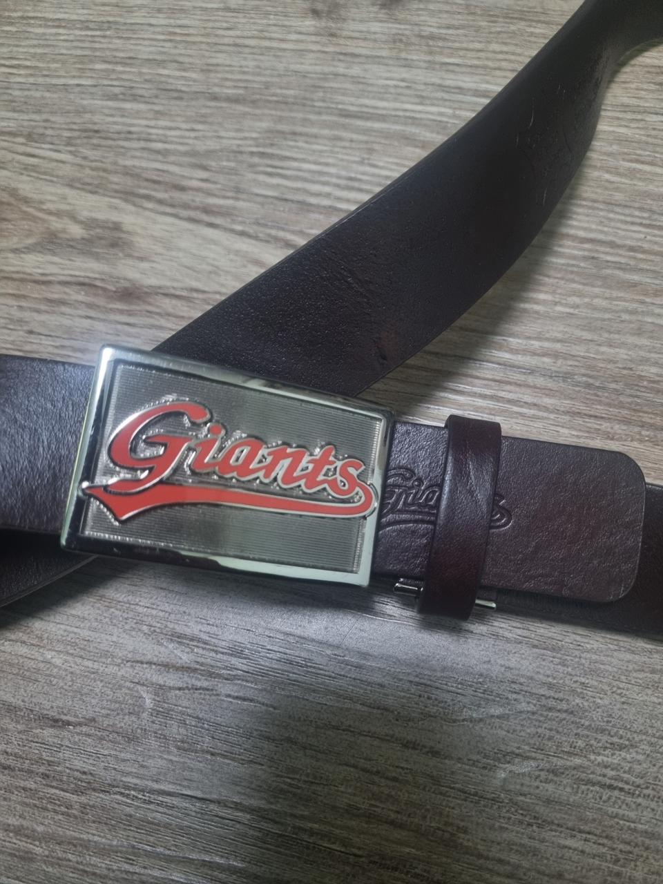 자이언츠 가죽벨트