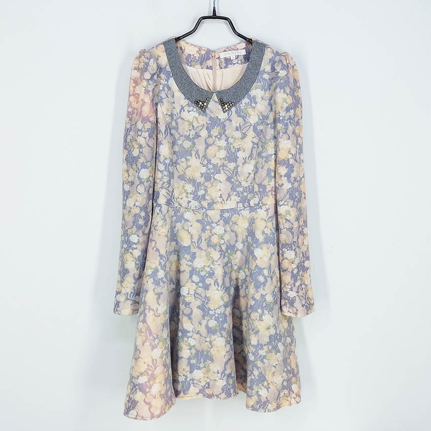 에고이스트 여성 추동 넥큐빅 미니원피스 블루 (HU42412)