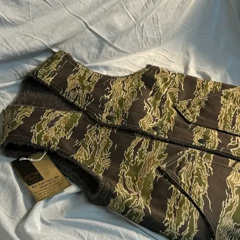 웨스트 라이드 리버시블 타이거 카모 헌팅 베스트