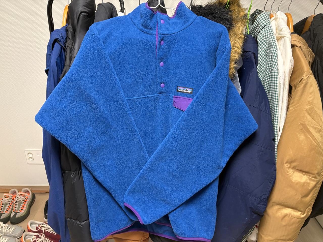 파타고니아 신칠라 스냅티 풀오버 M사이즈