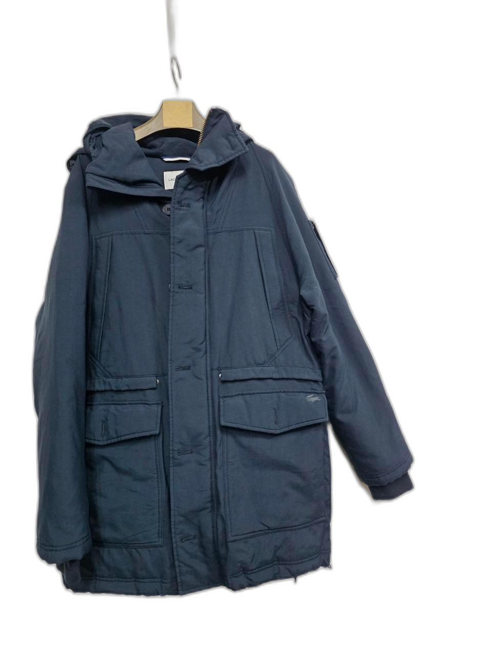 라코스테 후드다운 네이비 패딩95~100호