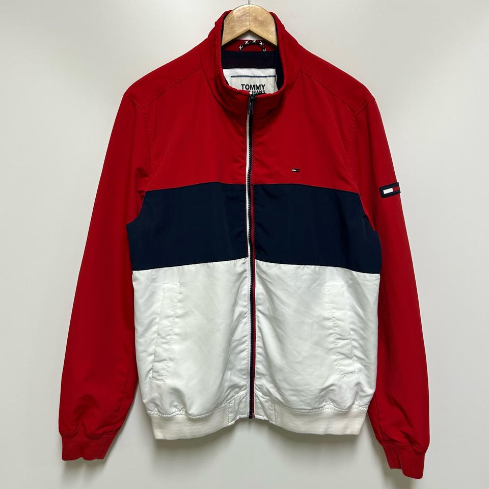 [남자 100]타미힐피거 타미진스 컬러블록 바람막이 자켓
